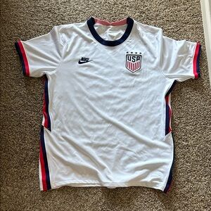 Nike USA White and Red Soccer Jersey